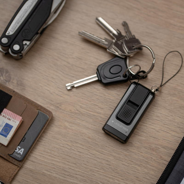 レッドレンザー K6R Safety Gray LEDキーライト 充電式 光束400lm 照射距離80m 点灯時間8h