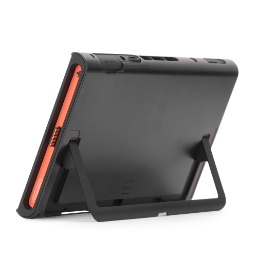 PITA ULTRA SLIM CASE for SWITCH 2[TM] Smoke 背面とスタンド使用時