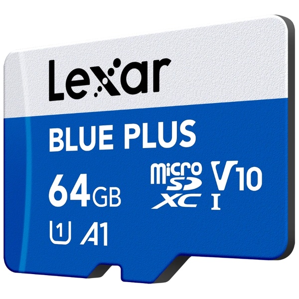 microSDXCカード BLUE PLUS Series 64GB