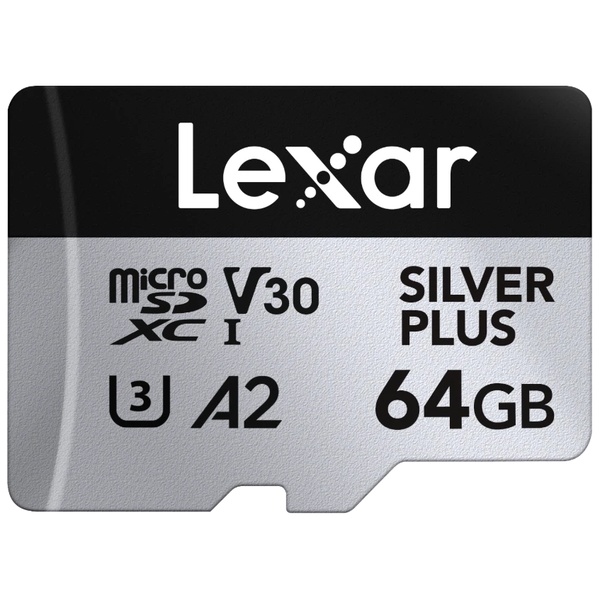 microSDXCカード SILVER PLUS Series 64GB