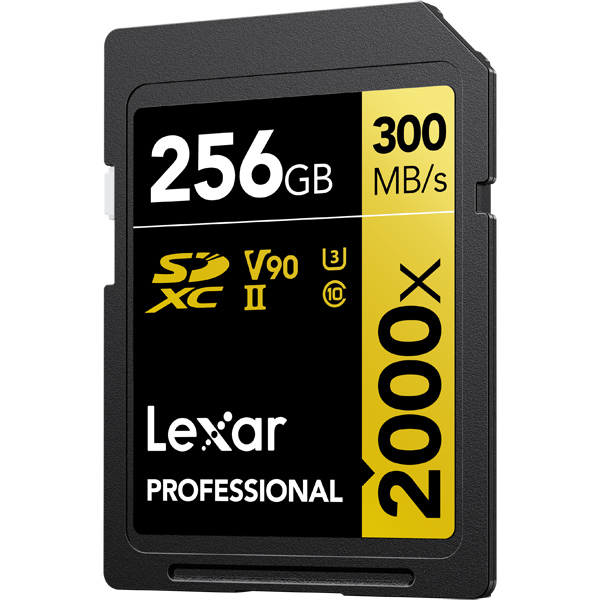 SDXCカード 256GB 2000x UHS-II U3 V90