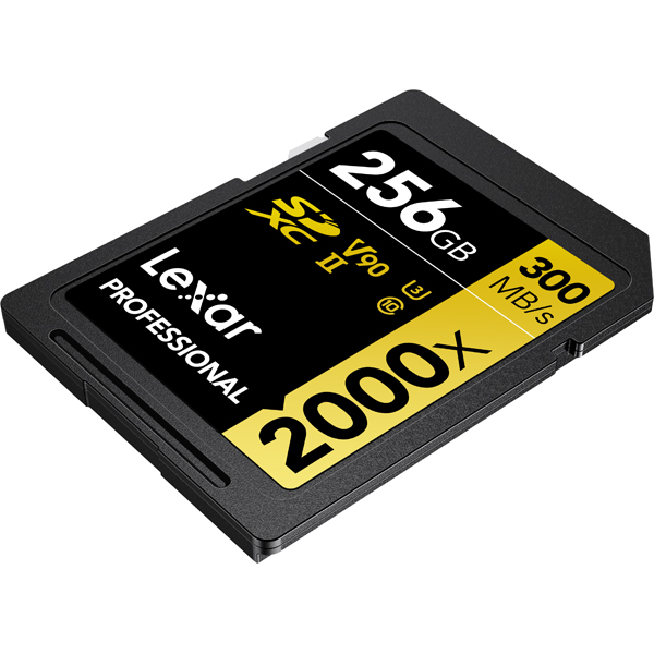 SDXCカード 256GB 2000x UHS-II U3 V90