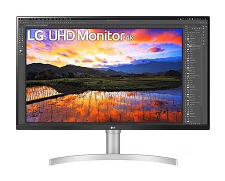 液晶ディスプレイ 31.5型/3840×2160/HDMI、DisplayPort/ホワイト/スピーカー：あり/HDR 10