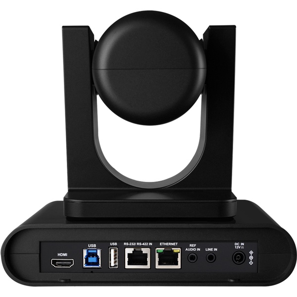 4K対応光学12倍PTZ ボイストラッキングカメラ:USB / HDMI / イーサネット PoE対応
