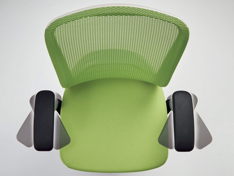 オフィスチェアー＜RIDE（ライド）＞ 750-92 フレキシブルアーム