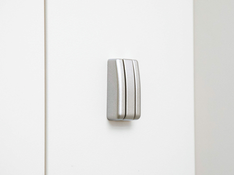 ワーキングブース＜デリカブース＞ 791-35 1人用（天井付） サテンブラック　背面パネル クリア　天板カラー ウォールナット