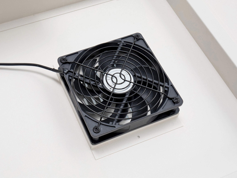 ワーキングブース＜デリカブース＞ 791-35 1人用（天井付） サテンブラック　背面パネル クリア　天板カラー ウォールナット