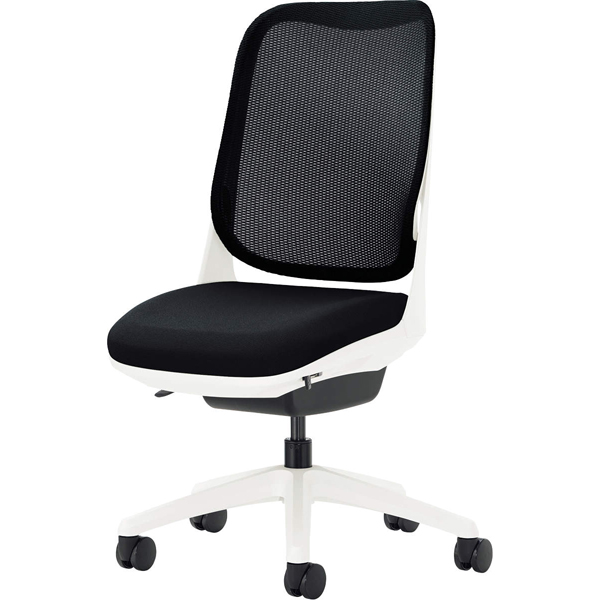 オフィスチェアー＜RIDE（ライド）＞ アームレス 798-05 ブラック