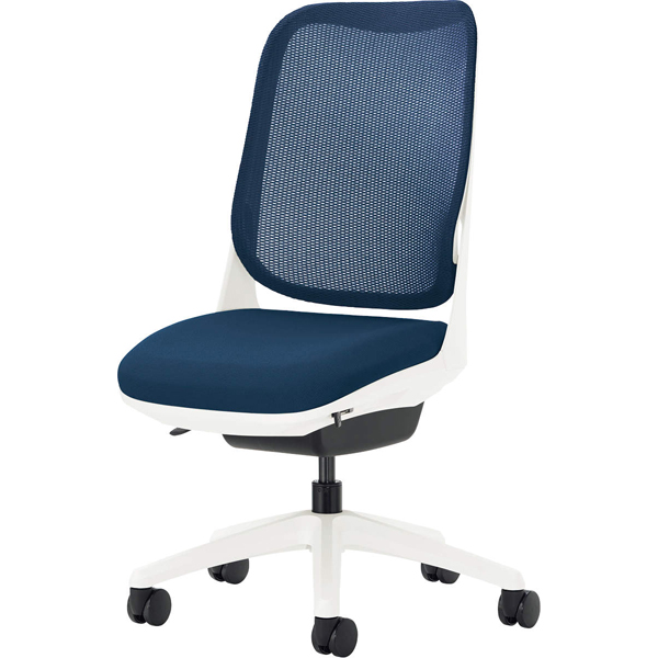 オフィスチェアー＜RIDE（ライド）＞ アームレス 798-00 コズミックブルー