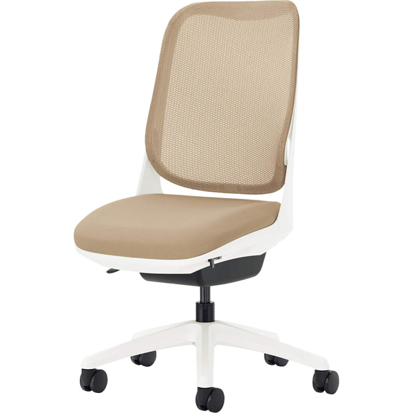 オフィスチェアー＜RIDE（ライド）＞ アームレス 798-02 サンドベージュ