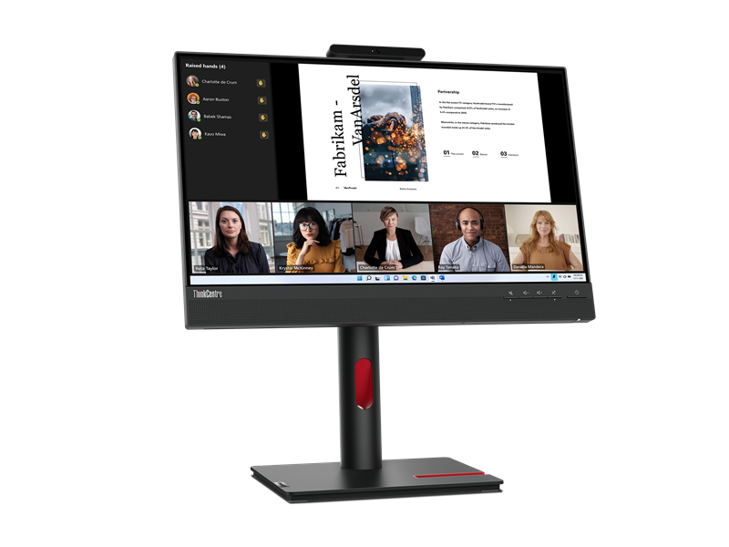ThinkCentre Tiny-in-One 22 Gen 5 (タッチ対応モデル)（21.5型/タッチパネル/1920×1080/DisplayPort x1、HDMI x1/黒/ステレオスピーカー(内蔵) (3W x2)）