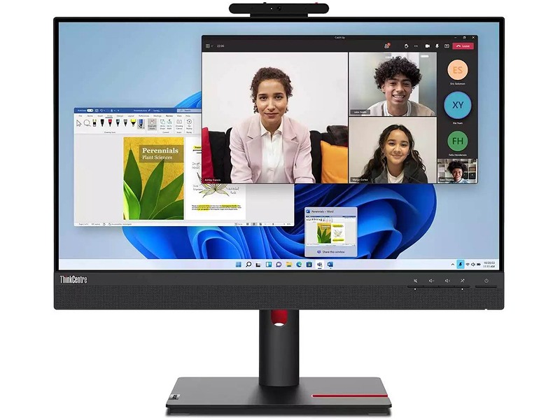 ThinkCentre Tiny-in-One 24 Gen 5 (タッチ非対応モデル)（23.8型/1920×1080/DisplayPort x1、HDMI x1/黒/ステレオスピーカー(内蔵) (3W x2)）