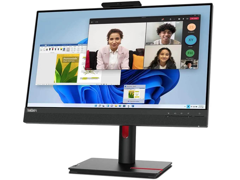 ThinkCentre Tiny-in-One 24 Gen 5 (タッチ対応モデル)（23.8型/タッチパネル/1920×1080/DisplayPort x1、HDMI x1/黒/ステレオスピーカー(内蔵) (3W x2)）