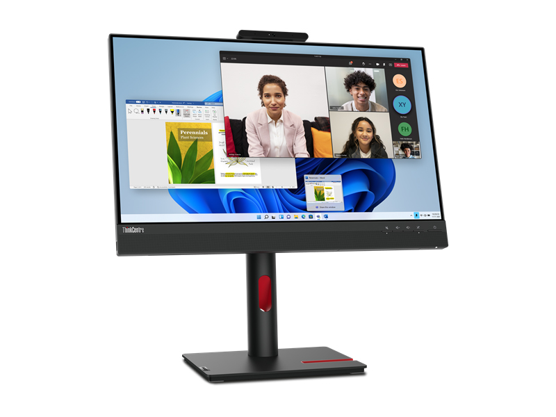 ThinkCentre Tiny-in-One 24 Gen 5 (タッチ対応モデル)（23.8型/タッチパネル/1920×1080/DisplayPort x1、HDMI x1/黒/ステレオスピーカー(内蔵) (3W x2)）