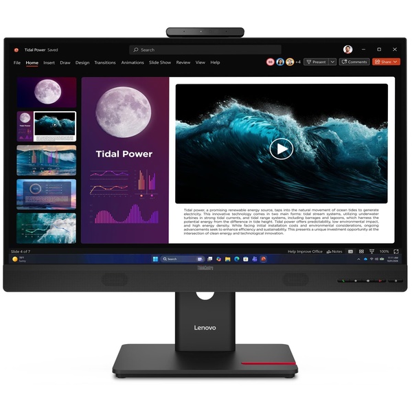 ThinkCentre Tiny-in-One 27 Gen 6 (タッチ非対応モデル) (27.0型/2560×1440/HDMI、DisplayPort/黒/スピーカー：あり)