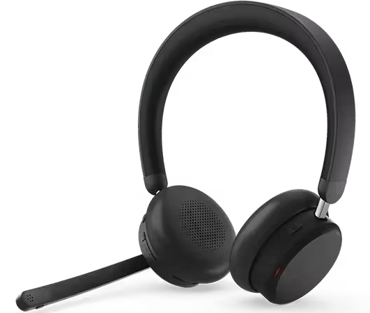 Lenovo Dual-Mode ワイヤレス アクティブノイズキャンセリング ヘッドセット 6550(USB Type-A レシーバー同梱)