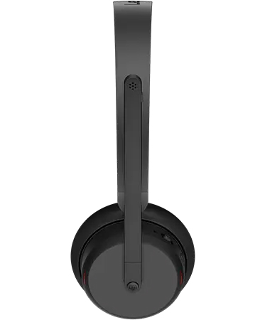 Lenovo Dual-Mode ワイヤレス アクティブノイズキャンセリング ヘッドセット 6550(USB Type-A レシーバー同梱)