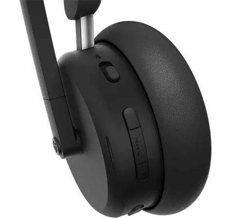 Lenovo Dual-Mode ワイヤレス アクティブノイズキャンセリング ヘッドセット 6550(USB Type-A レシーバー同梱)