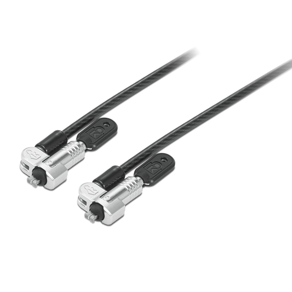 Kensington NanoSaver ツインヘッド ケーブルロック(マスターキー対応)