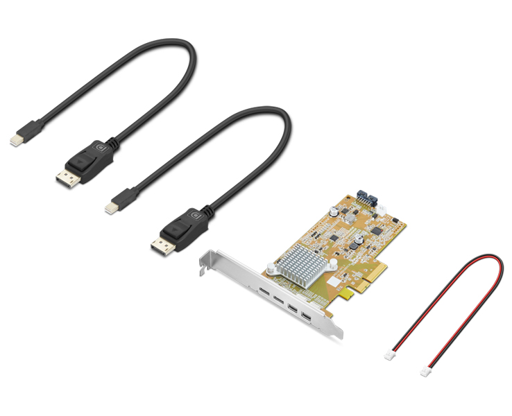 ThinkStation USB4 デュアルポート PCIeカード