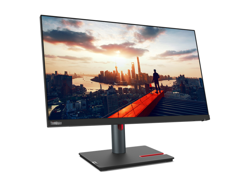 ThinkVision P24h-30 （23.8型/2560×1440/DisplayPort x2、HDMI x1、USB Type-C x1/黒/スピーカーなし）