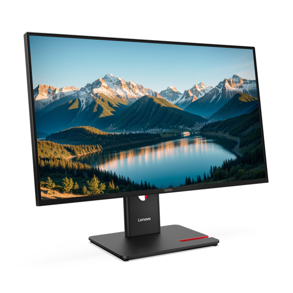 ThinkVision T27Q-40 (27型ワイド液晶ディスプレイ/2560×1440/DP、HDMI/ブラック/スピーカー:なし/3年間フル保証/広視野角IPSパネル採用)