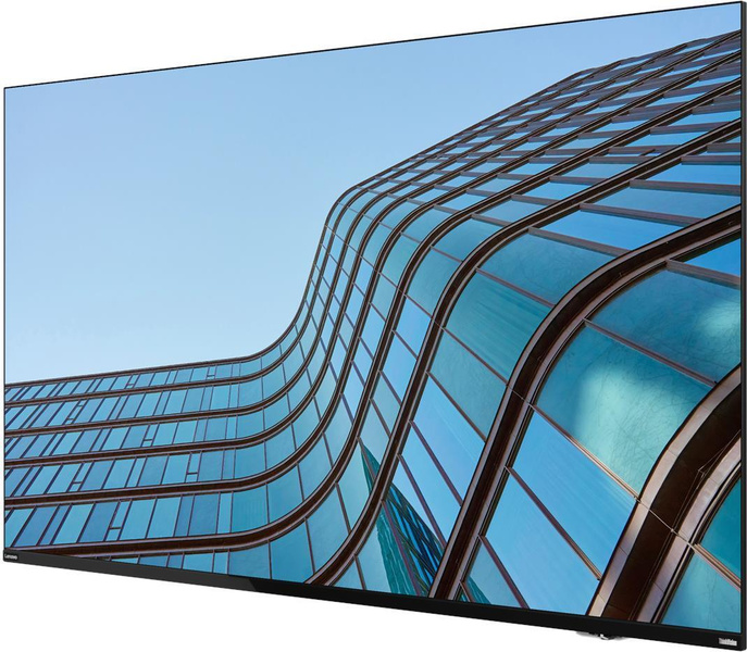 ThinkVision E55 LFD (54.6型ワイド液晶ディスプレイ/3840x2160/USB Type-C、DP、HDMI/ブラック/スピーカー/3年間フル保証/広視野角VAパネル採用)