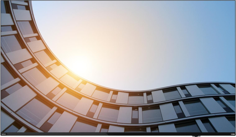 ThinkVision E65 LFD (64.5型ワイド液晶ディスプレイ/3840x2160/USB Type-C、DP、HDMI/ブラック/スピーカー/3年間フル保証/広視野角VAパネル採用)