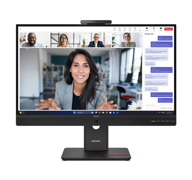 ThinkVision T27QD-4v (27型ワイド液晶ディスプレイ/2560×1440/USB Type-C、DP、HDMI/ブラック/スピーカー：あり/3年間フル保証/広視野角IPSパネル採用)