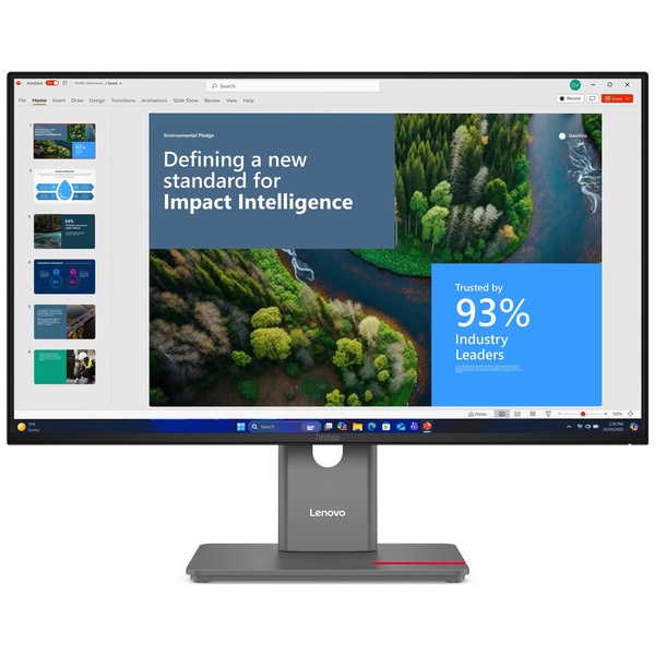 ThinkVision P27UD-40 (27.0型/3840×2160/DisplayPort、HDMI、USB Type-C/黒/スピーカー:なし)