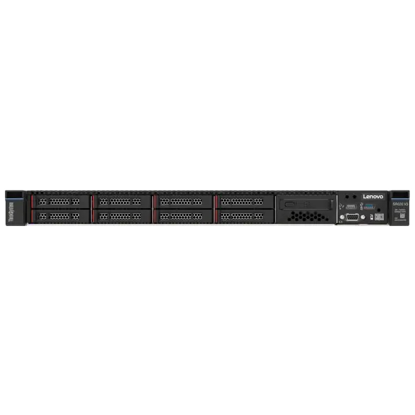 ThinkSystem SR630 V3(HS 3.5)/XeonBronze3408U(8) 1.80GHz-4000MHz×1/PC5-38400 16.0GB(16×1)/HS SATA 7.2K 32.0TB(8.0×4)/RAID-940-8i-4GB/Quad-1GbE-OCP/POW(750W×2