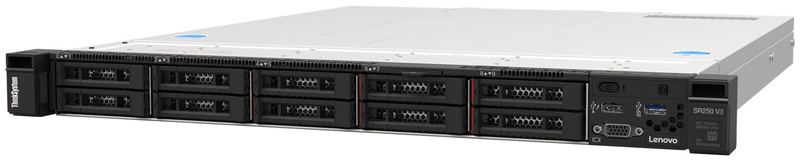 ThinkSystem SR250 V3(HS 2.5)/Xeon-6325P(4) 3.50GHz-4800MHz×1/PC5-44800 16.0GB(16×1)/RAID-940-8i-4GB/POW(800W×1)/OSなし/3年保証9x5(CRU-NBD)/SS90