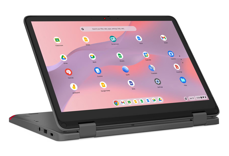 【GIGA】【取扱可否については仕入先へ確認ください】Lenovo 500e Yoga Chromebook Gen 4 (N100/4GB/eMMC・64GB/ODDなし/ChromeOS/Officeなし/12.2型ワイド)