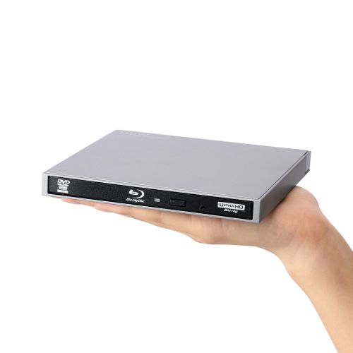 ポータブルBlu-rayディスクドライブ/for Mac/USB3.2 Gen1/スリム/Type-Cケーブル付属/グレー
