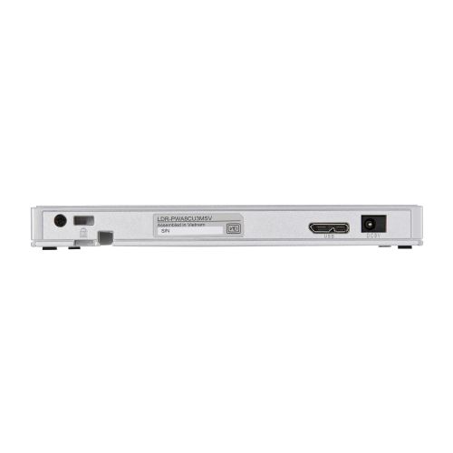 ポータブルDVDドライブ/USB Type-C/Mac向け/シルバー