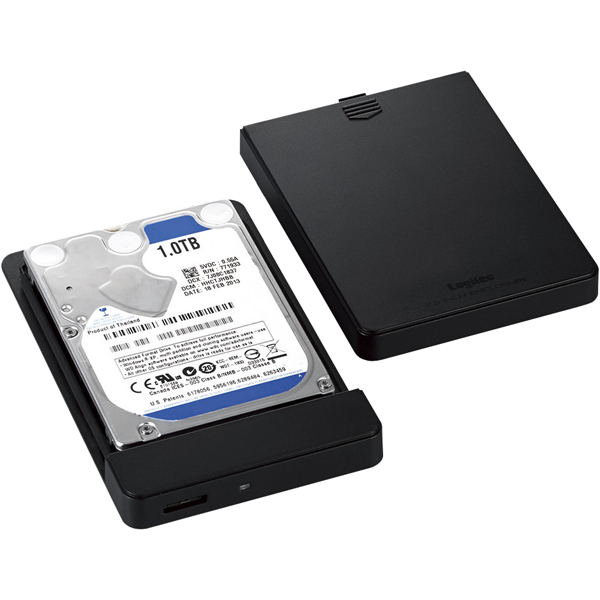 HDDケース/2.5インチHDD+SSD/USB3.0/ソフト付