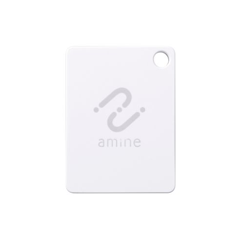 スマートトラッカー/タグ型/IP68設計/iOS対応/最大5年使い切りタイプ/ホワイト