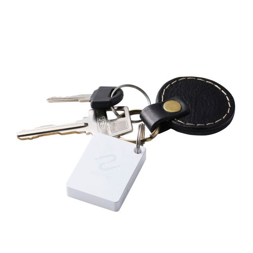 スマートトラッカー/タグ型/IP68設計/iOS対応/最大5年使い切りタイプ/ホワイト