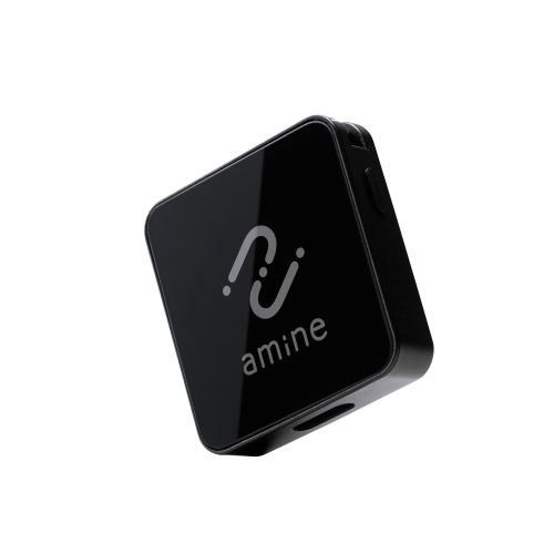 スマートトラッカー/タグ型/IPX5設計/iOS対応/充電タイプ/ブラック