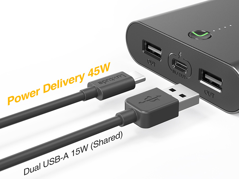 PD3.0対応45W 26800mAhモバイルバッテリー PowerRapid26800