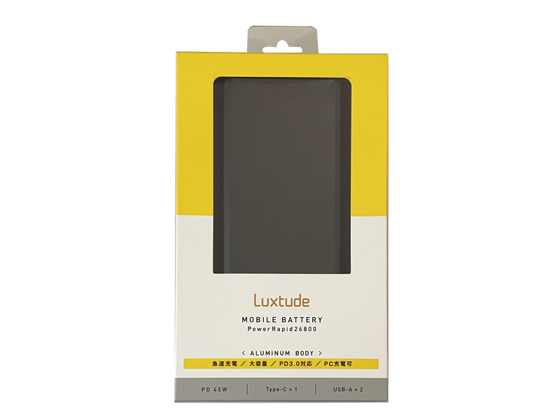 PD3.0対応45W 26800mAhモバイルバッテリー PowerRapid26800