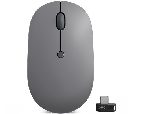 【Cons】Lenovo Go USB Type-C ワイヤレス マウス(グレー)