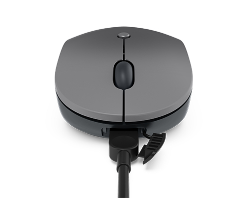 【Cons】Lenovo Go USB Type-C ワイヤレス マウス(グレー)