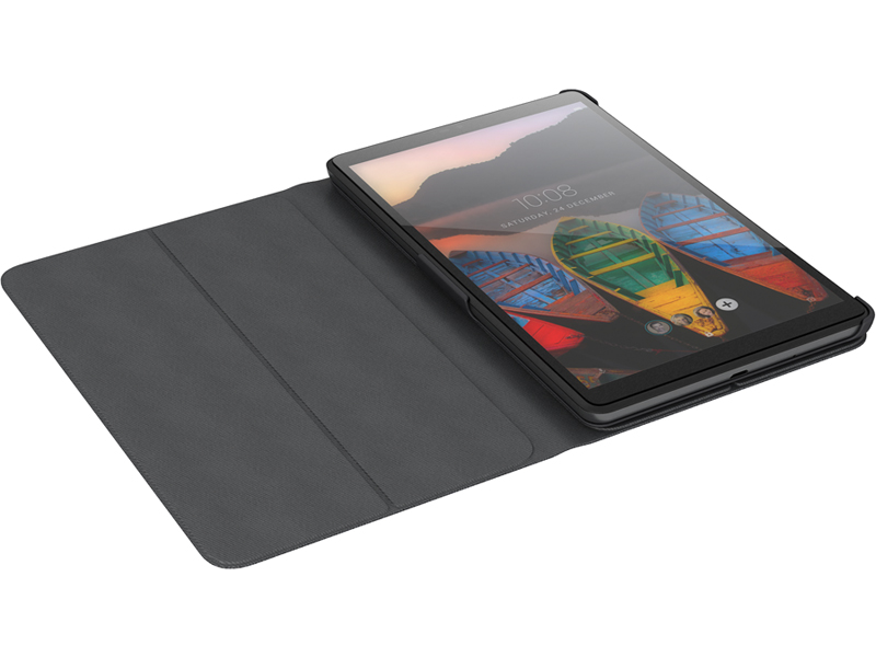 【Cons】Tab M8 HD用フォリオケースとフィルム(ブラック)