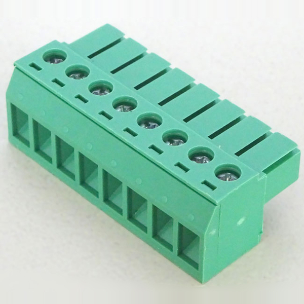 3.81mmピッチ端子台 8極