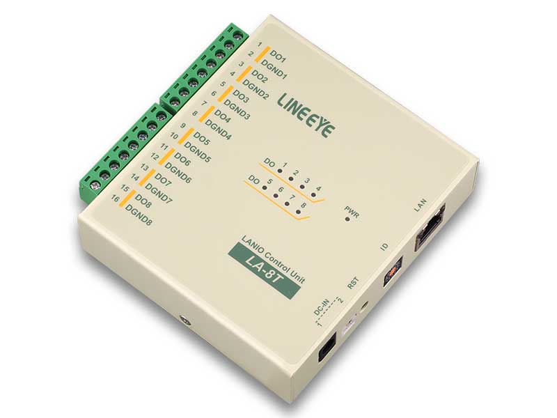 LAN接続型デジタルIOユニット オープンコレクタ8点出力