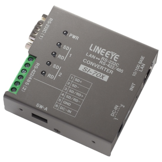 インターフェースコンバータ LAN<=>RS-232C + RS-422/485