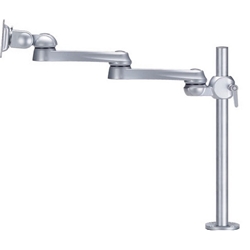 水平多関節モニターアーム ネジ固定 VESA75mm/100mm対応