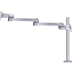 水平多関節モニターアーム ネジ固定 VESA75mm/100mm対応