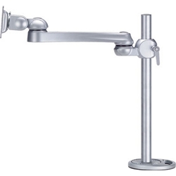 水平多関節モニターアーム（グロメット固定） VESA75、100mm